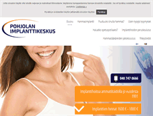 Tablet Screenshot of implantti.fi
